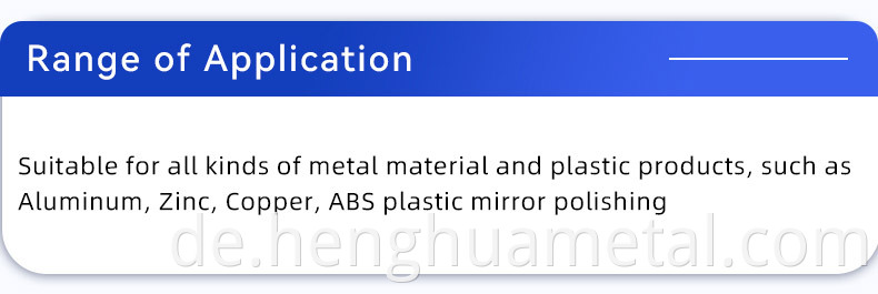 Henghua 2022 Stoffpolierräder Metallräder Edelstahlpolsterrad